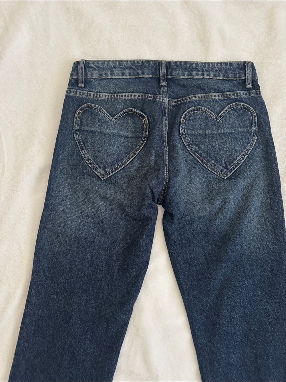 Zara Women's Dark Blue Bootcut Jeans